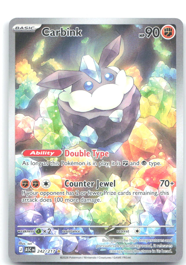 Carbink Holo Illustration Rare ME: Ascended Heroes 242/217 NM Eri Kamei