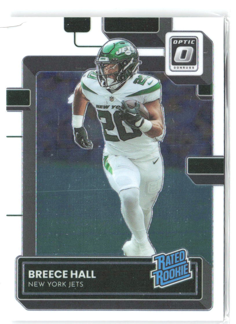 Breece Hall Donruss Optic 214 2022 New York Jets RC