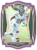 La'Mical Perine Panini Select - Purple Prizm Die Cut 180 2020 New York Jets
