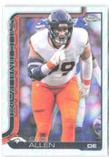 Zach Allen Topps Chrome - Refractor 95 2025 Denver Broncos