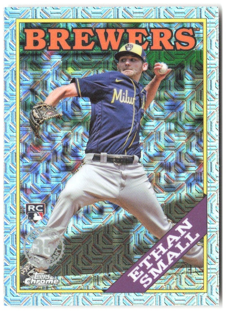 Ethan Small 1988 Topps 35th Anniversary Chrome (Series One) T88C-20 2023 Brewers
