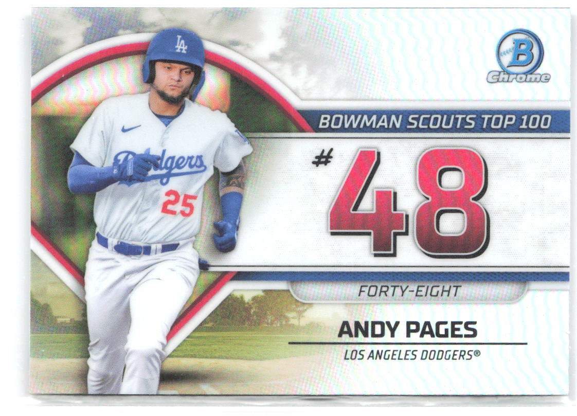 Andy Pages Bowman Scouts Top 100 Bowman - Bowman Scouts Top 100 BTP-48 NM