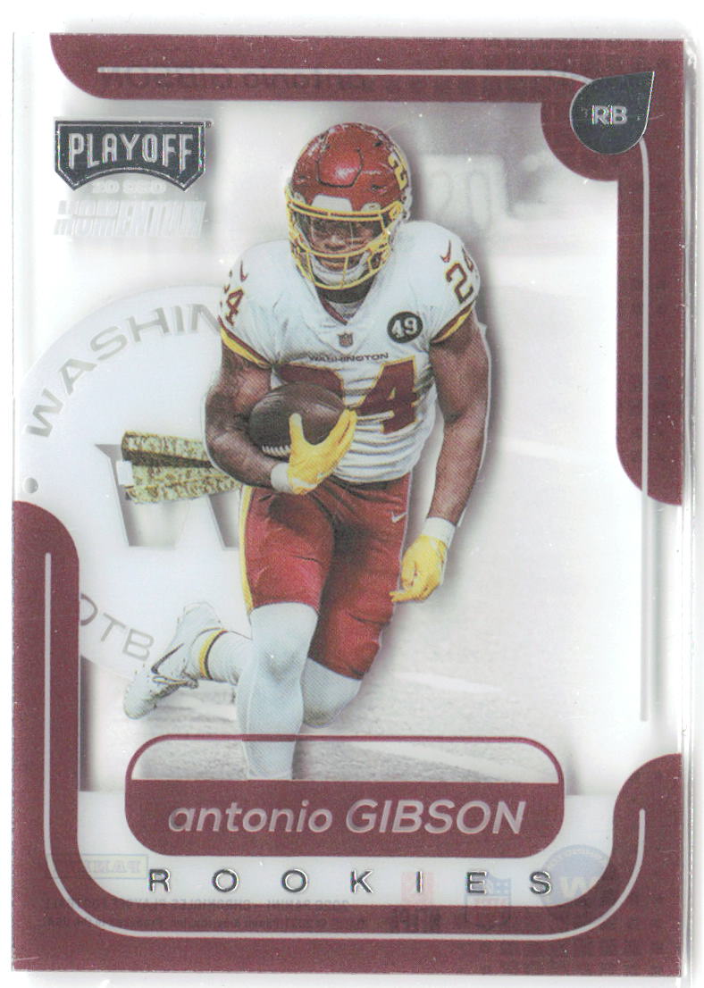 Antonio Gibson Panini Chronicles - Playoff Momentum SSD Rookies M-17 2020