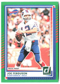 Joe Ferguson Donruss - Press Proofs Green 203 2025 Buffalo Bills