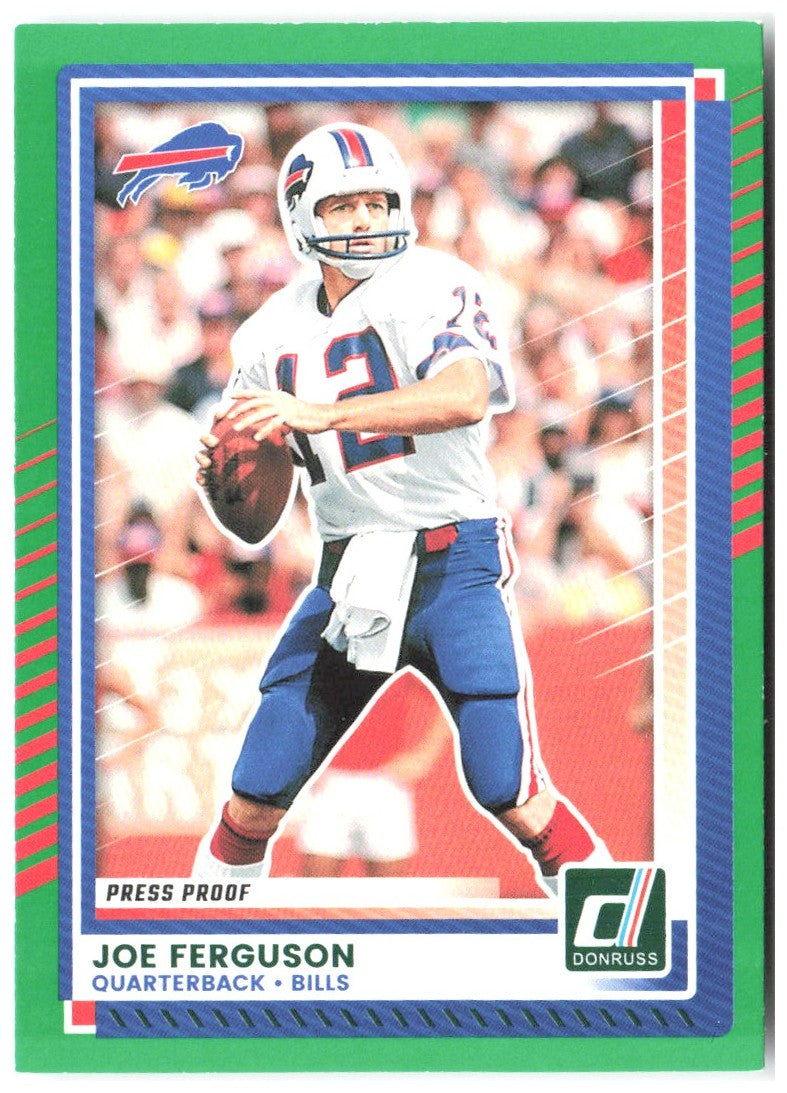 Joe Ferguson Donruss - Press Proofs Green 203 2025 Buffalo Bills