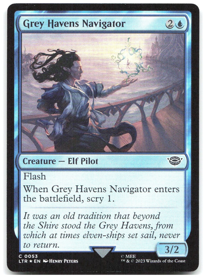 Grey Havens Navigator Foil The Lord of the Rings Tales of Middle earth 53 NM