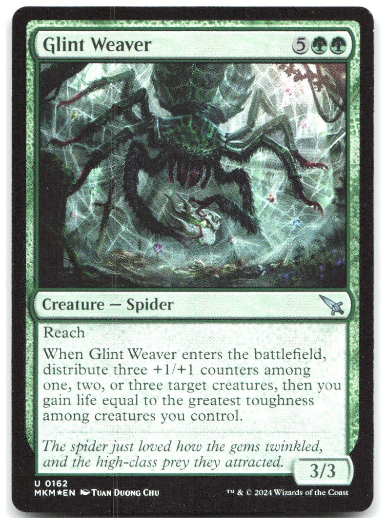 Glint Weaver Foil U Murders at Karlov Manor 162 NM Tuan Duong Chu