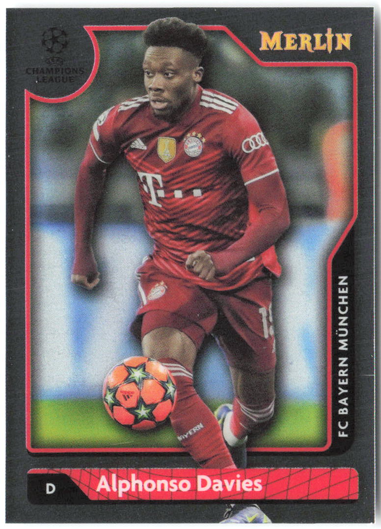 Alphonso Davies Merlin UEFA Champions League 109 2021-22 FC Bayern Munchen