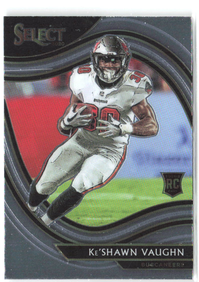 Ke'Shawn Vaughn Panini Select 373 2020 Tampa Bay Buccaneers RC