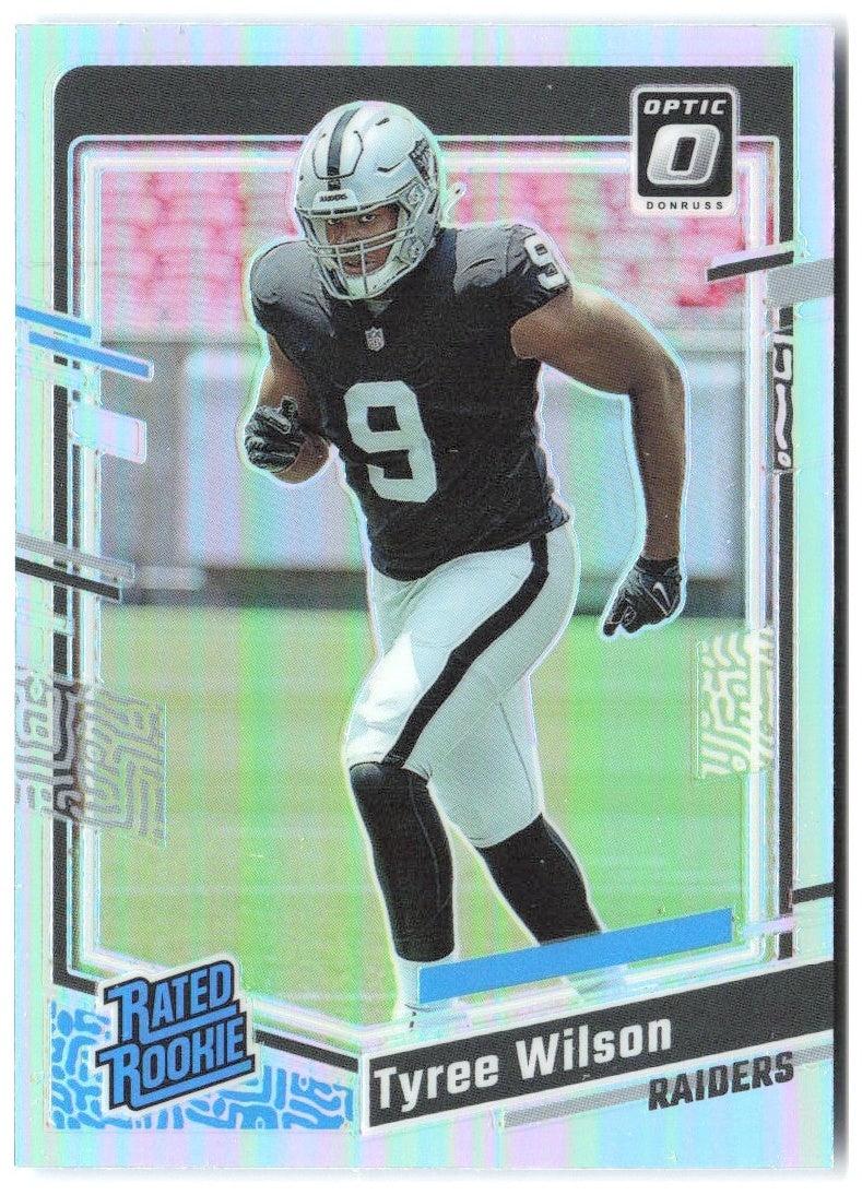 Tyree Wilson Donruss Optic - Holo 262 2023 Las Vegas Raiders