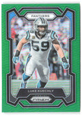 Luke Kuechly Panini Prizm - Green 43 2023 Carolina Panthers