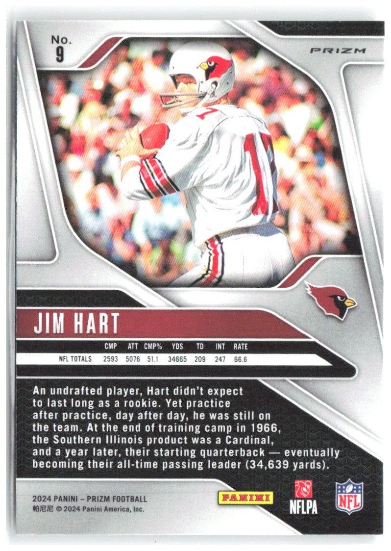 Jim Hart Panini Prizm - Silver 9 2024 St. Louis Cardinals
