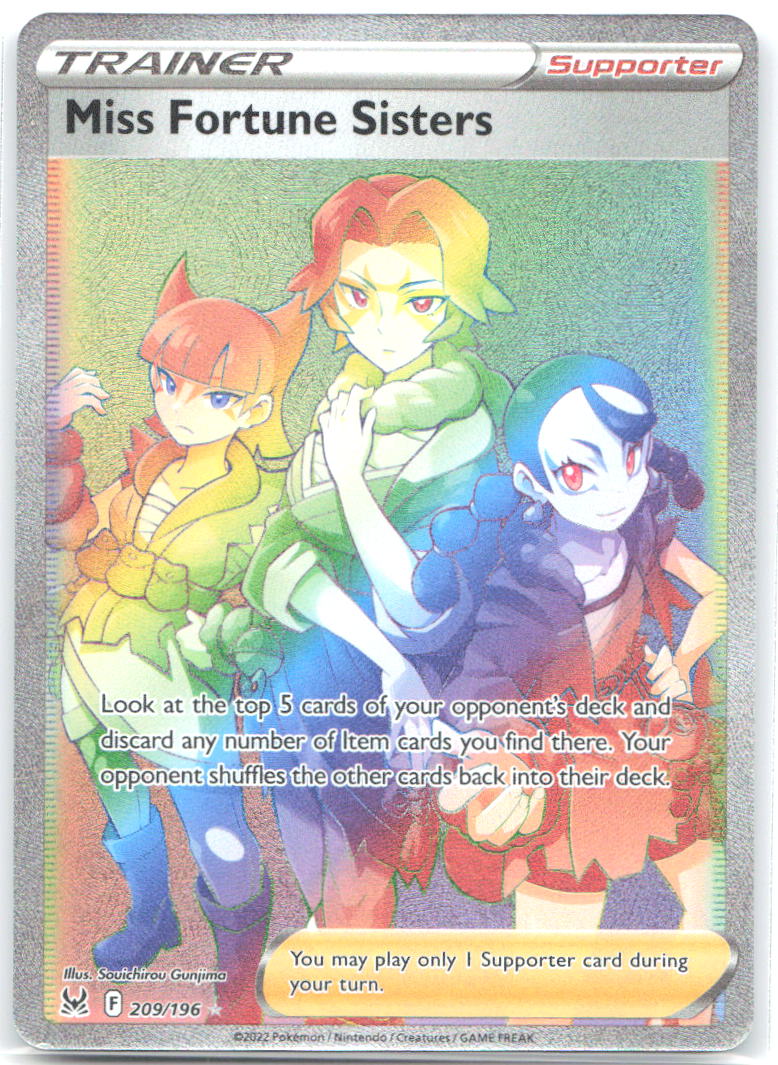 Miss Fortune Sisters Secret Rare Lost Origin 209/196 NM Souichirou Gunjima