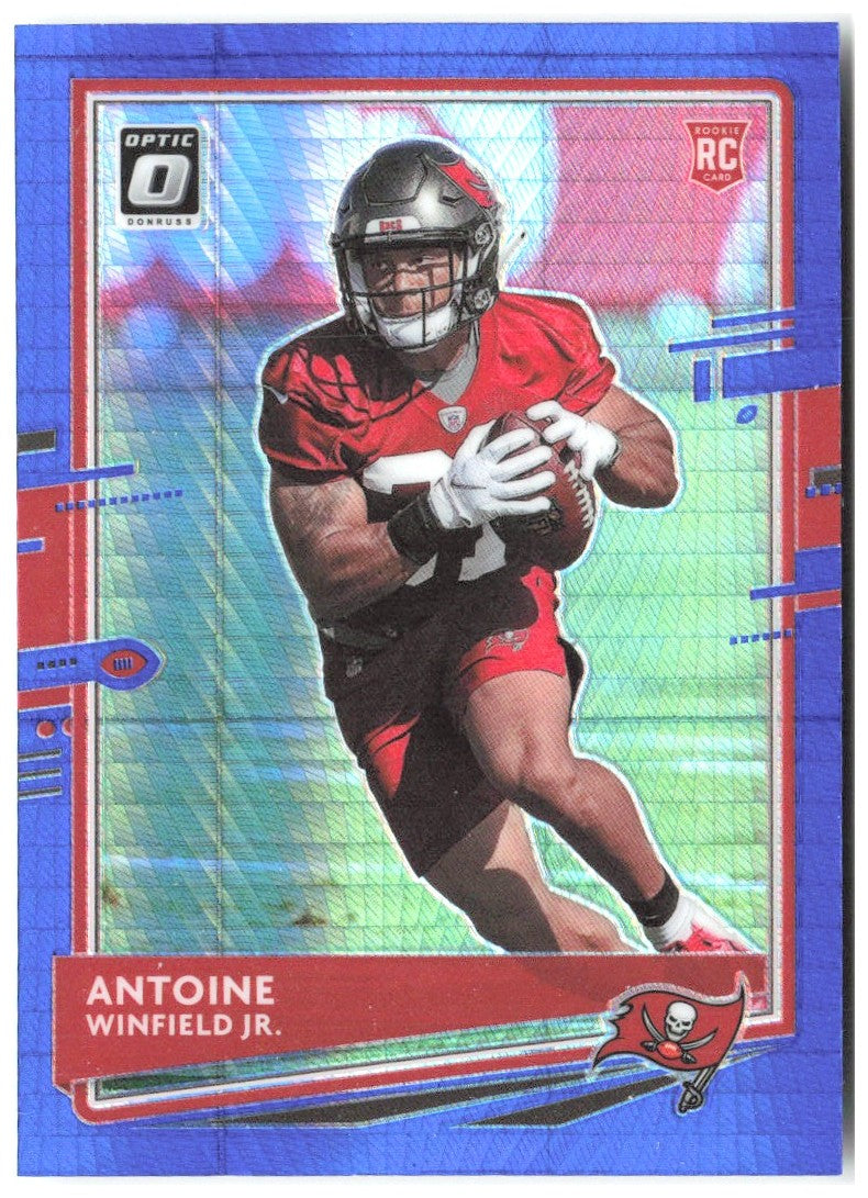 Antoine Winfield Jr. Donruss Optic - Blue Hyper 138 2020 Tampa Bay Buccaneers