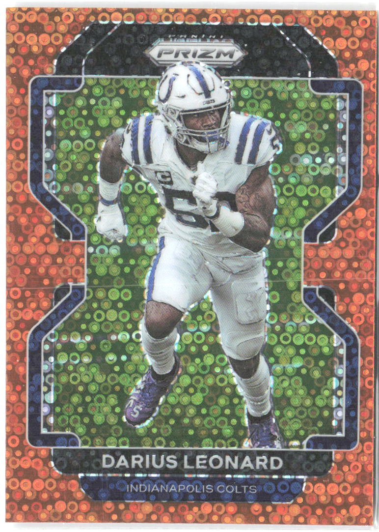 Darius Leonard Panini Prizm - Disco 27 2021 Indianapolis Colts