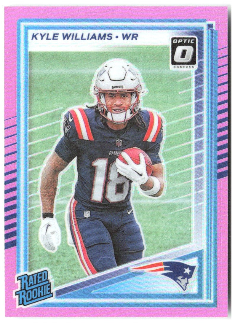 Kyle Williams Donruss - Optic Rated Rookies Pink 327 2025 New England Patriots