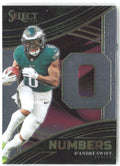 D'Andre Swift Panini Select - Numbers NMB-DSW 2023 Philadelphia Eagles