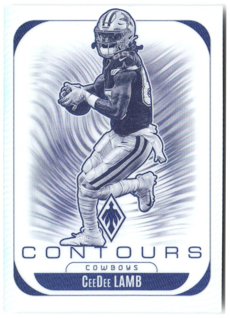 CeeDee Lamb Panini Phoenix - Contours 9 2025 Dallas Cowboys