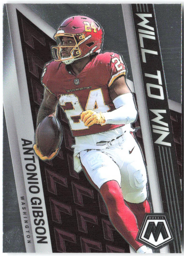 Antonio Gibson Panini Mosaic - Will to Win WW-19 2022 Washington Commanders
