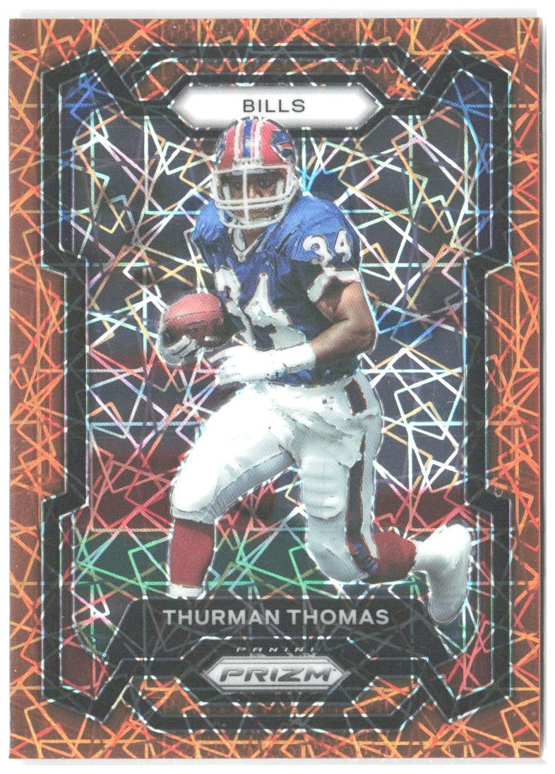 Thurman Thomas Panini Prizm - Lazer 34 2023 Buffalo Bills
