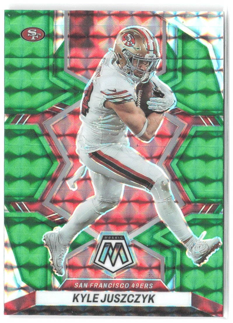 Kyle Juszczyk Panini Mosaic - Mosaic Green 226 2022 San Francisco 49ers