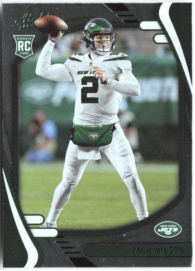 Zach Wilson Panini Absolute - Retail 102 2021 New York Jets RC