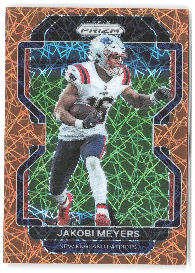 Jakobi Meyers Panini Prizm - Lazer 95 2021 New England Patriots