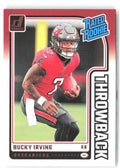 Bucky Irving Donruss - Rated Rookies Throwback 6 2024 Tampa Bay Buccaneers