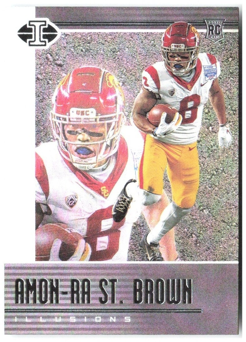 Amon-Ra St. Brown Panini Chronicles Draft Picks 124 2021 USC Trojans