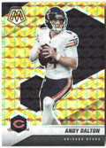 Andy Dalton Panini Mosaic - Prizm Reactive Yellow 44 2021 Chicago Bears