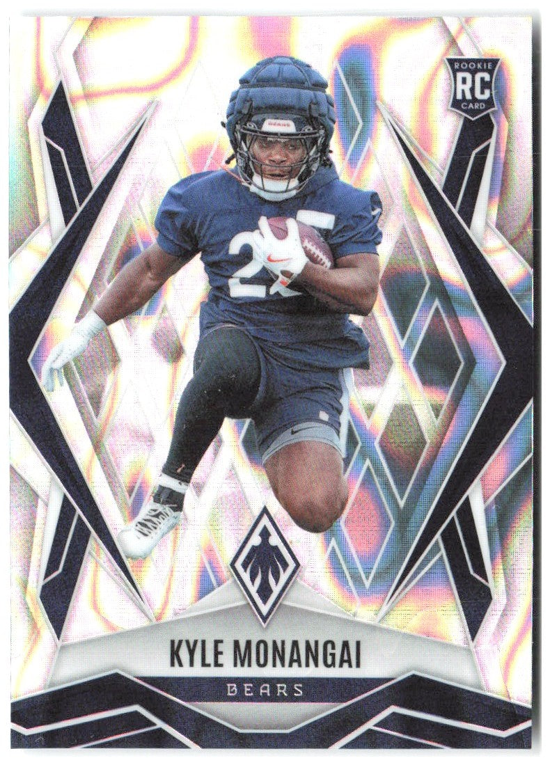 Kyle Monangai Panini Phoenix - Silver Lava Prizm 249 2025 Chicago Bears