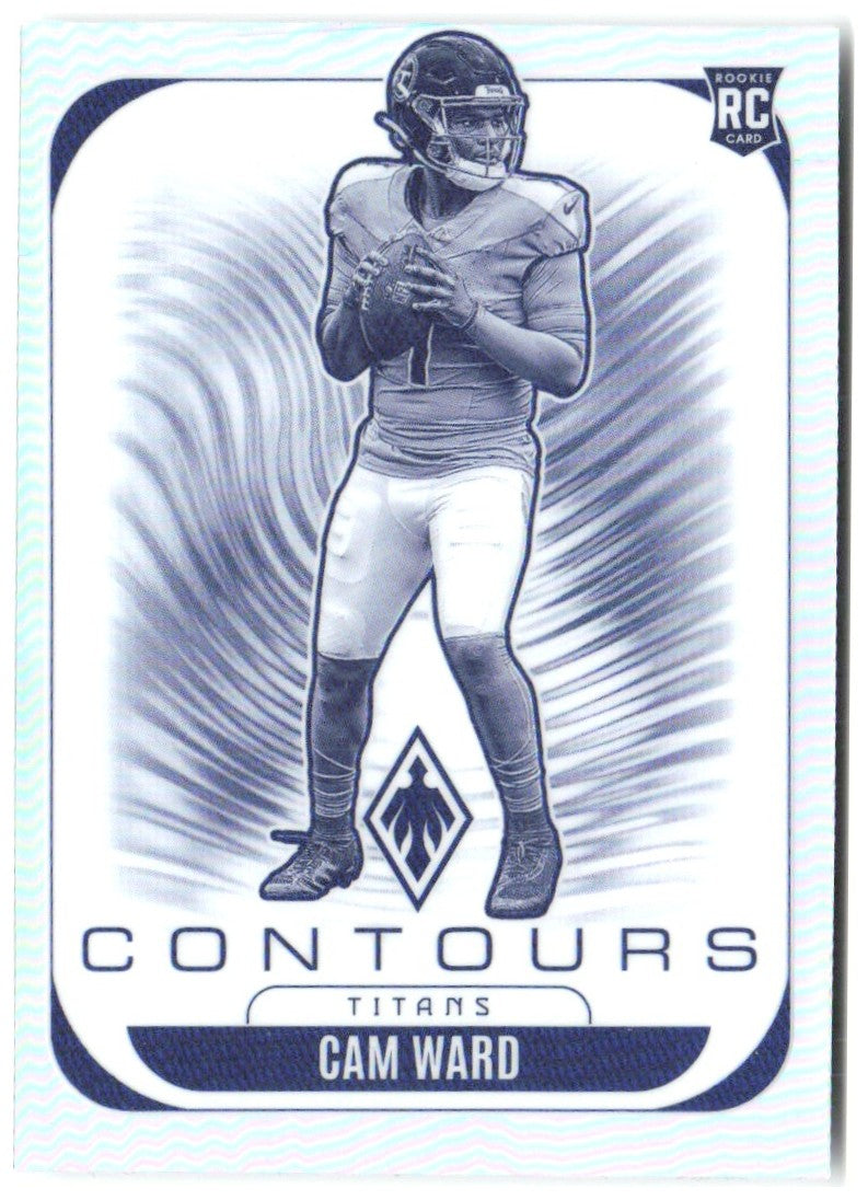 Cam Ward Panini Phoenix - Contours 31 2025 Tennessee Titans