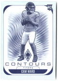 Cam Ward Panini Phoenix - Contours 31 2025 Tennessee Titans