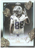CeeDee Lamb Topps Chrome - Fortune 15 Refractor F15-9 2025 Dallas Cowboys