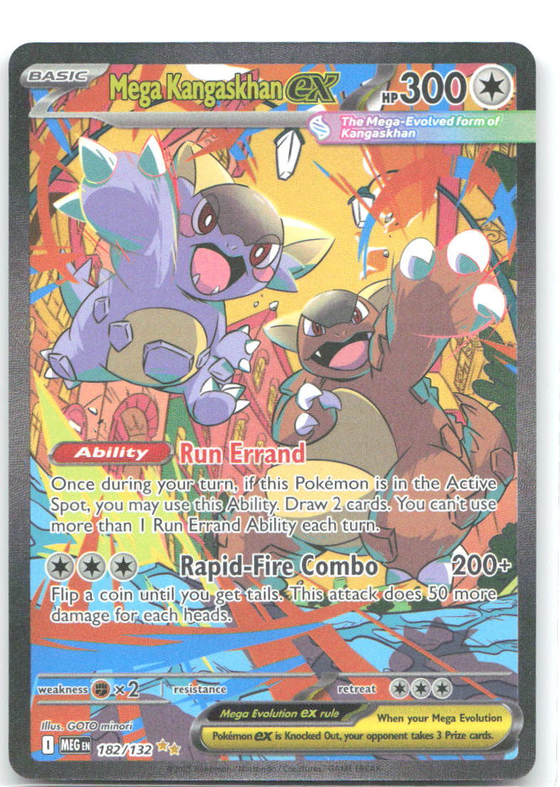 Mega Kangaskhan ex Special Illustration Rare ME01: Mega Evolution 182/132 NM