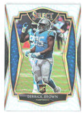 Derrick Brown Panini Select - Silver Prizm 187 2020 Carolina Panthers