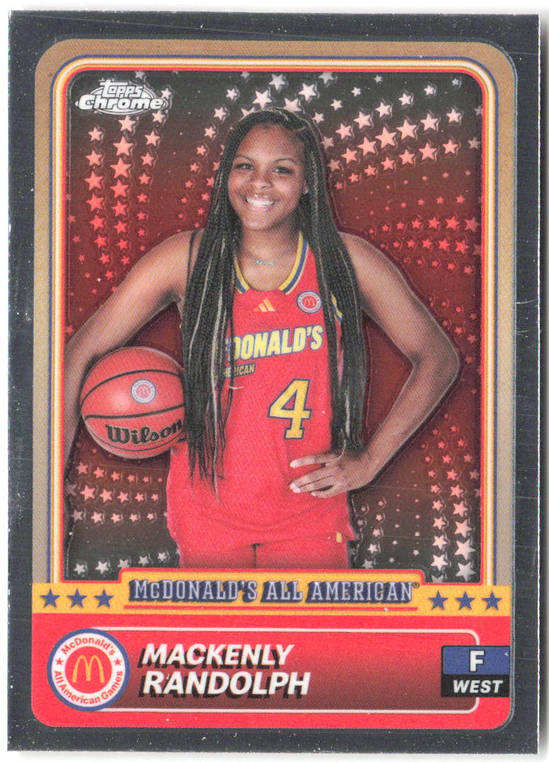 Mackenly Randolph Topps Chrome McDonald's All-American 71 2024