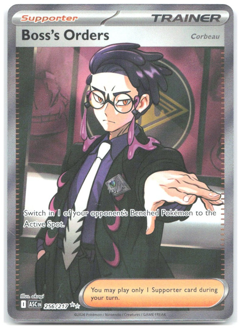 Boss's Orders [Corbeau] Holo Ultra Rare ME Ascended Heroes 256/217 NM nagimiso
