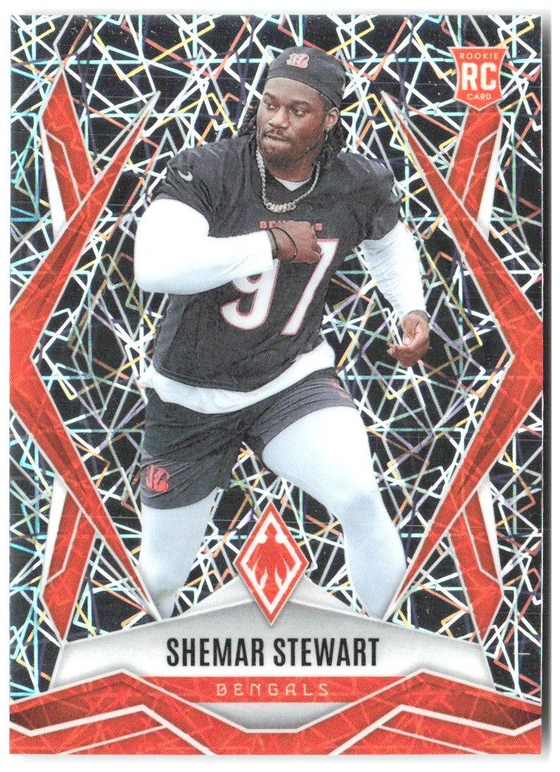 Shemar Stewart Panini Phoenix - Silver Lazer Prizm 211 2025 Cincinnati Bengals