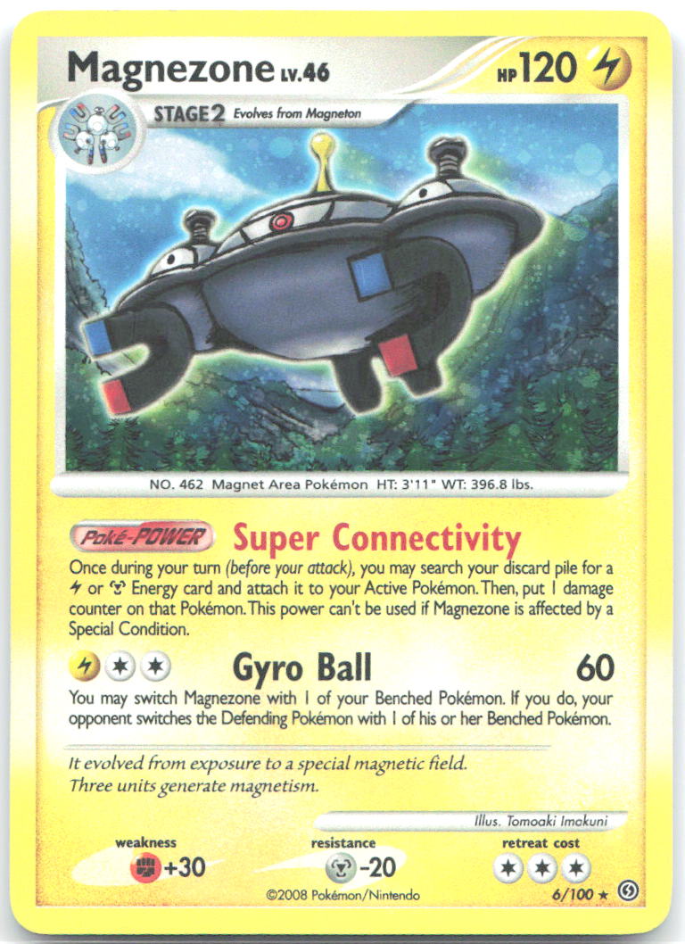 Magnezone 6 Holo Rare Stormfront 6/100 LP Tomoaki Imakuni