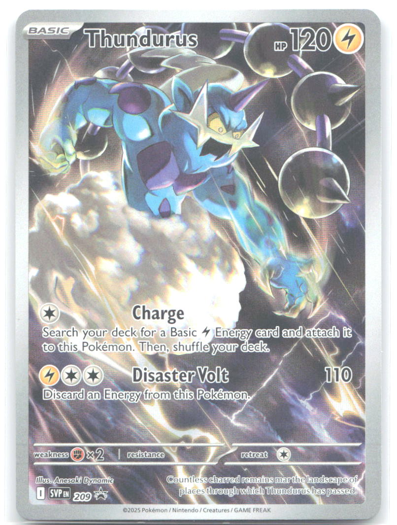 Thundurus - Holo Promo SV: Scarlet & Violet Promo Cards 209 NM hncl