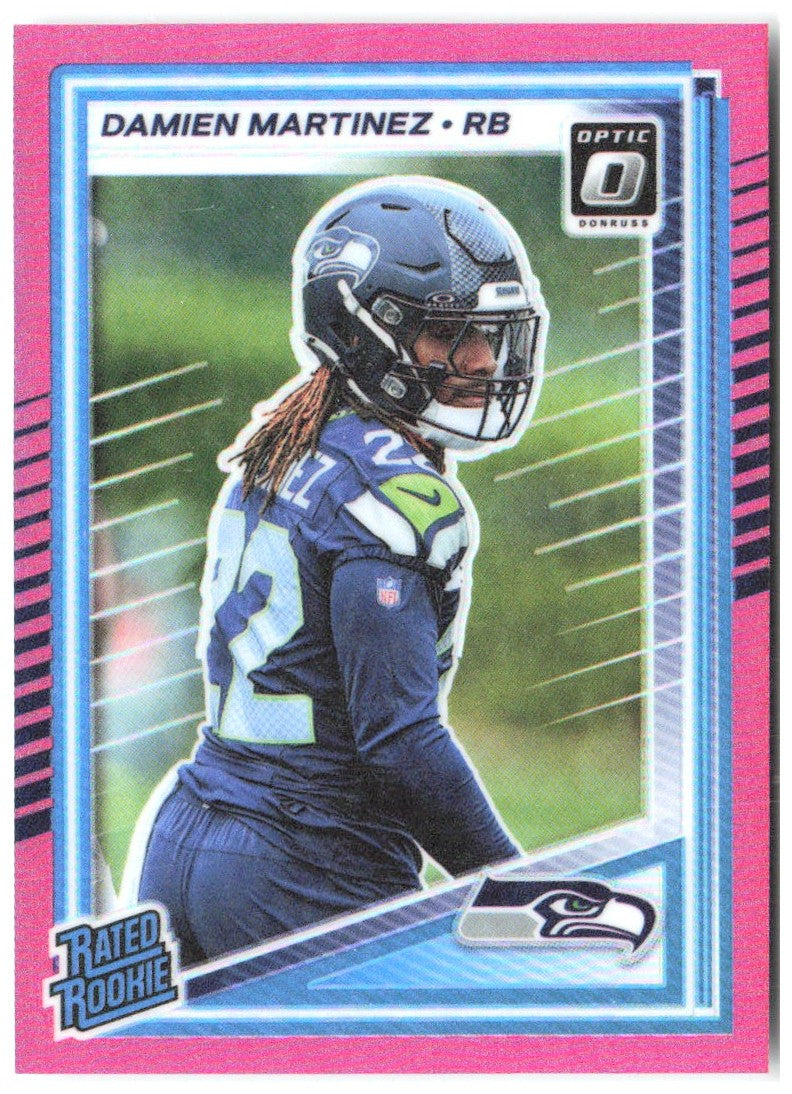 Damien Martinez Donruss Optic - Pink 298 2025 Seattle Seahawks