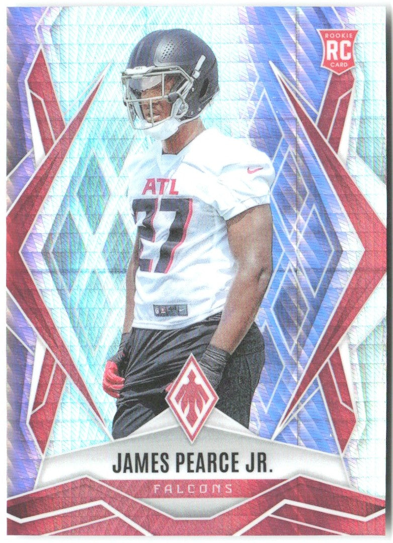 James Pearce Jr. Panini Phoenix - Silver Hyper Prizm 243 2025 Atlanta Falcons