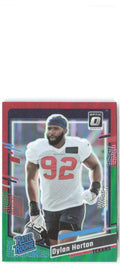 Dylan Horton Optic Rated Rookie Red & Green Prizm 340 2023 Houston Texans