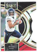 DJ Moore Panini Select - Black and Red Prizms Die Cuts 159 2023 Chicago Bears