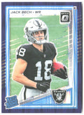 Jack Bech Donruss Optic - Purple Shock 211 2025 Las Vegas Raiders