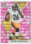 Anthony McFarland Jr. Panini Mosaic Prizm Camo Pink 237 2020 Pittsburgh Steelers