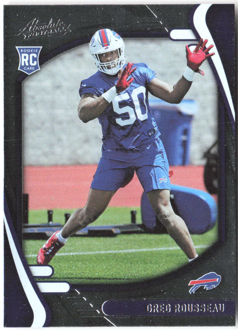Greg Rousseau Panini Absolute - Retail 149 2021 Buffalo Bills RC