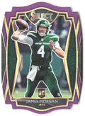 James Morgan Panini Select - Purple Prizm Die Cut 184 2020 New York Jets