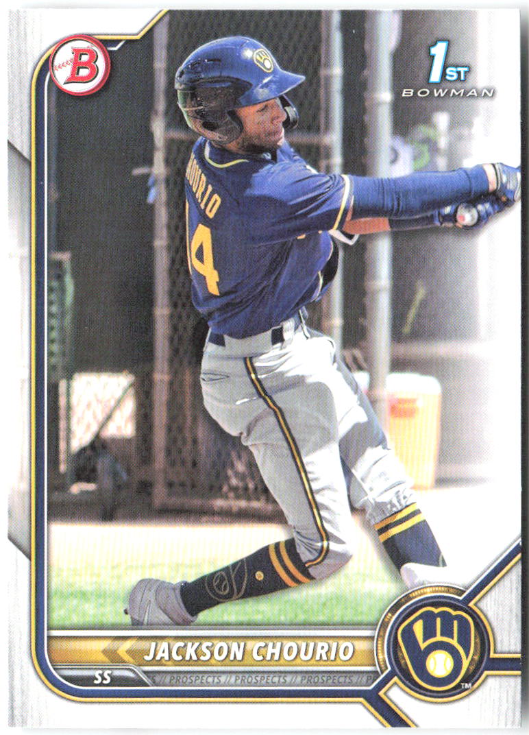 Jackson Chourio Bowman - Prospects BP-79 2022 Milwaukee Brewers